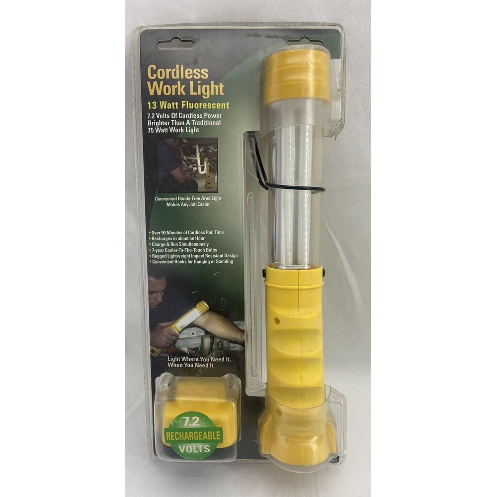 Vintage NOS Bayco CordLess Work Light SLR-9000C HTF‎ Discontinued Rechargeable